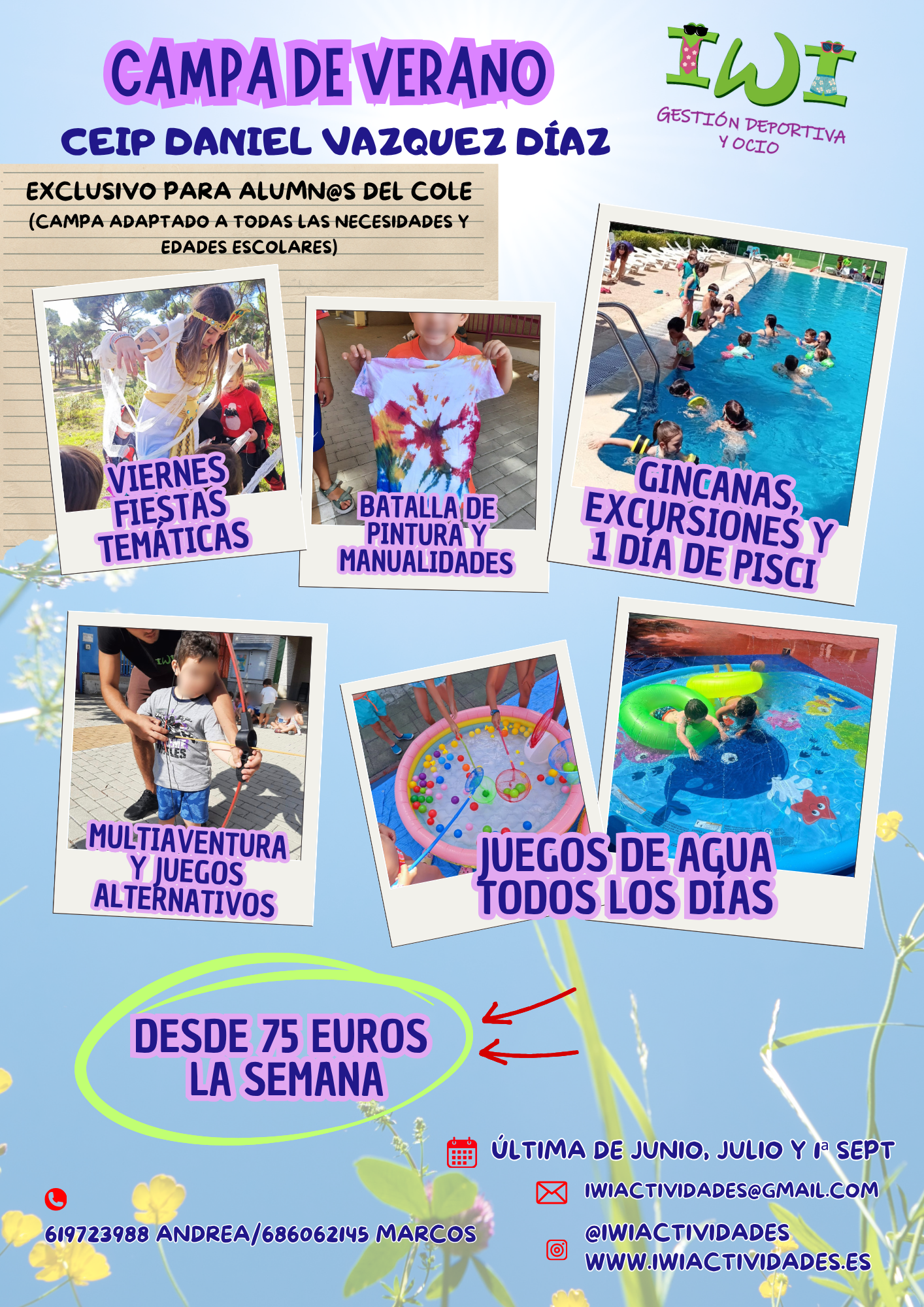 DANIEL VAZQUEZ DÍAZ CAMPAMENTO DE VERANO 2026